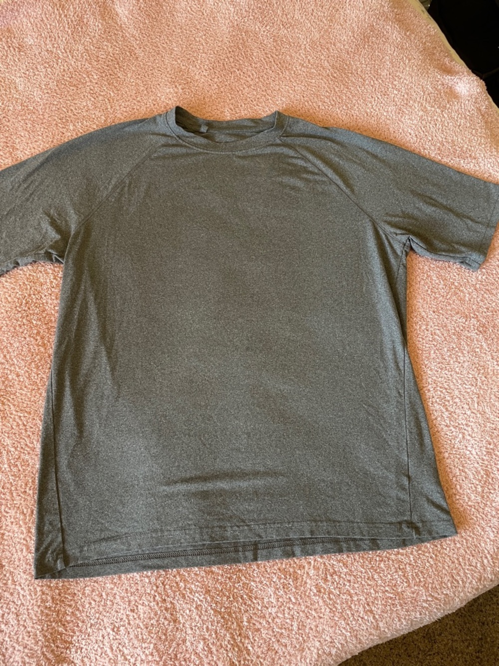 Men's Grey Performance Crew Neck Shirt